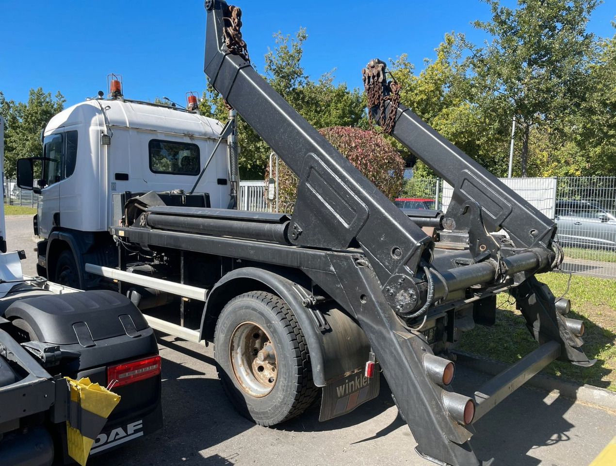 Scania B4X2 ATL, Absetzkipper - Самосвал камион, Камион с кран: снимка 4 Scania B4X2 ATL, Absetzkipper - Самосвал камион, Камион с кран: снимка 4