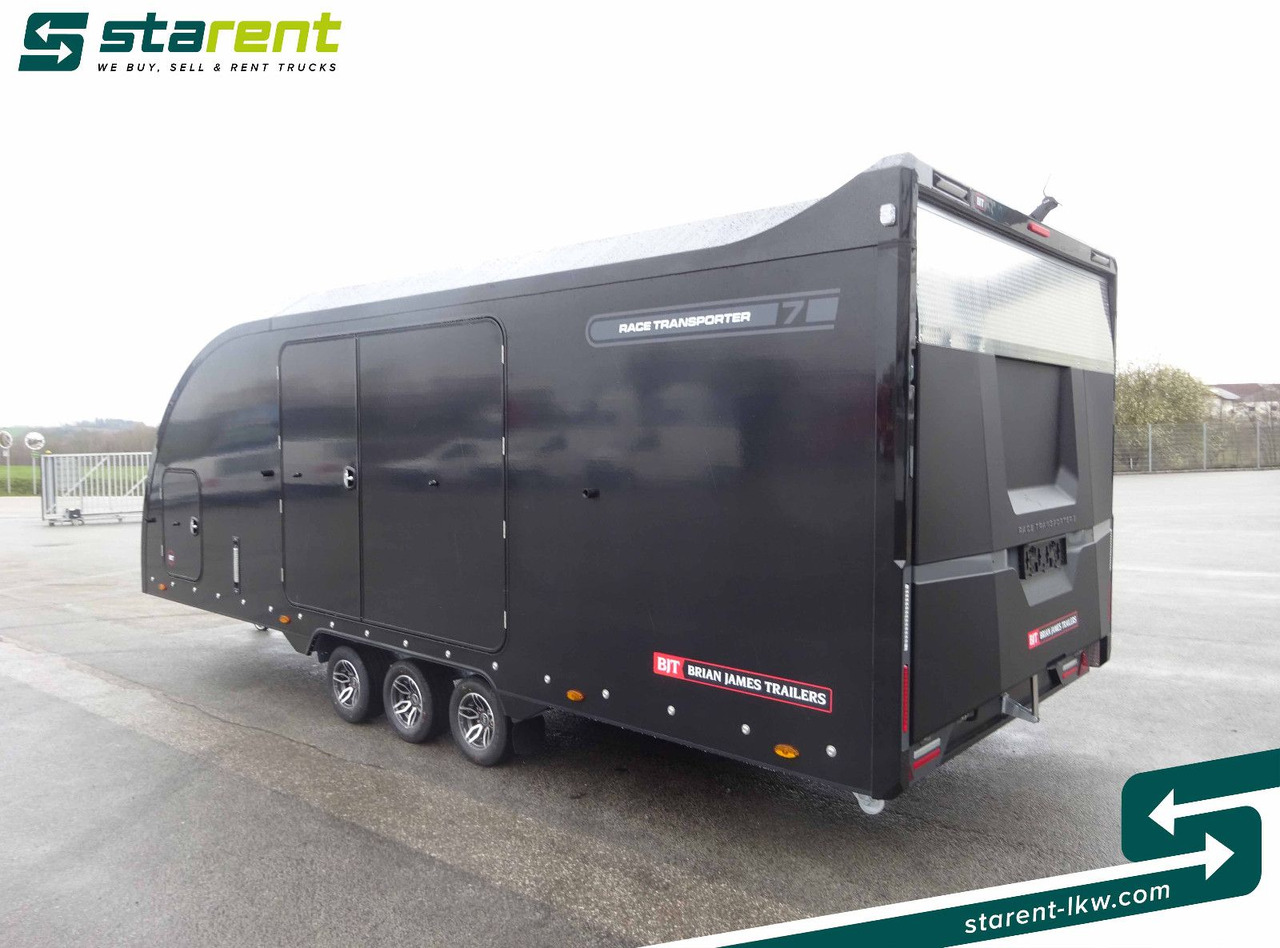 Автовоз ремарке Brian James Trailers Race Transporter 7, Seilwinde: снимка 7