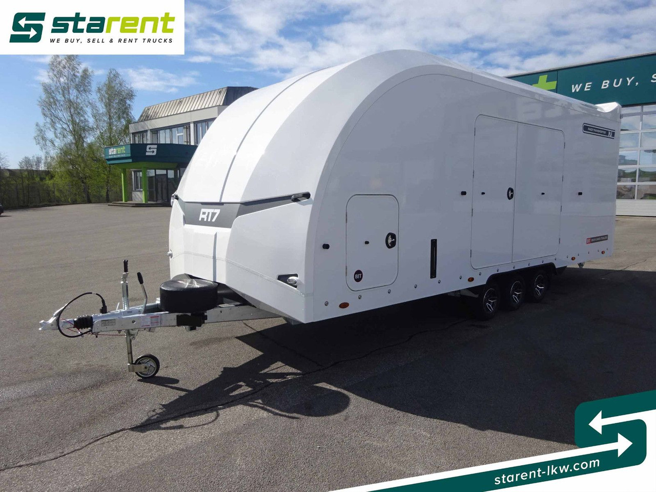 Brian James Trailers Race Transporter 7, Seilwinde - Автовоз ремарке: снимка 1 Brian James Trailers Race Transporter 7, Seilwinde - Автовоз ремарке: снимка 1