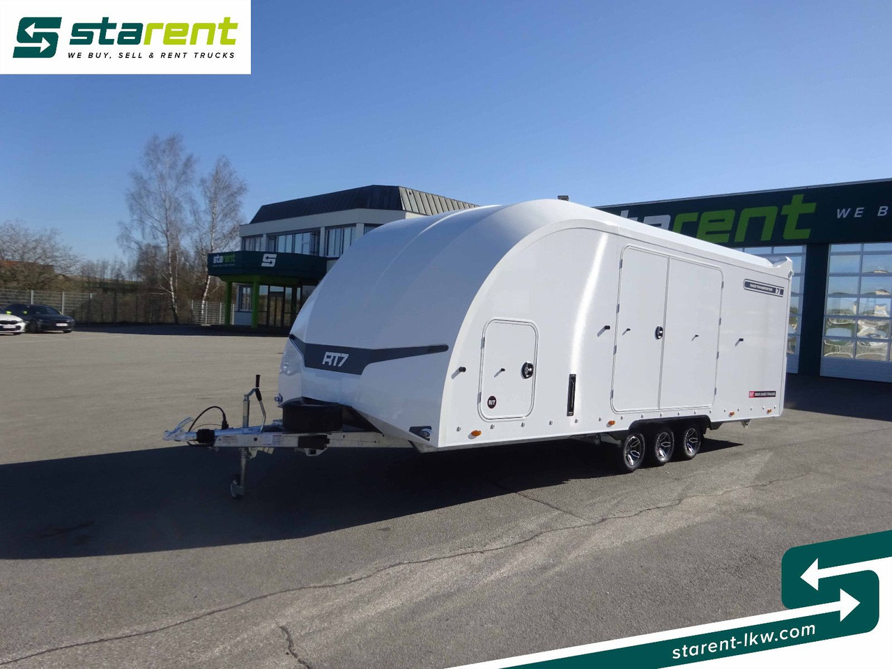 Brian James Trailers Race Transporter 7, Seilwinde - Автовоз ремарке: снимка 1 Brian James Trailers Race Transporter 7, Seilwinde - Автовоз ремарке: снимка 1