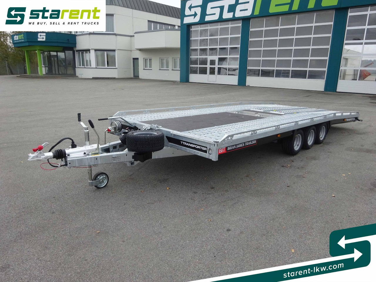Brian James Trailers T-Transporter, Rampen, Kippbar - Автовоз ремарке: снимка 1 Brian James Trailers T-Transporter, Rampen, Kippbar - Автовоз ремарке: снимка 1