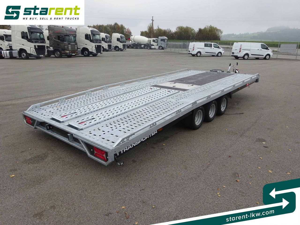 Brian James Trailers T-Transporter, Rampen, Kippbar - Автовоз ремарке: снимка 5 Brian James Trailers T-Transporter, Rampen, Kippbar - Автовоз ремарке: снимка 5