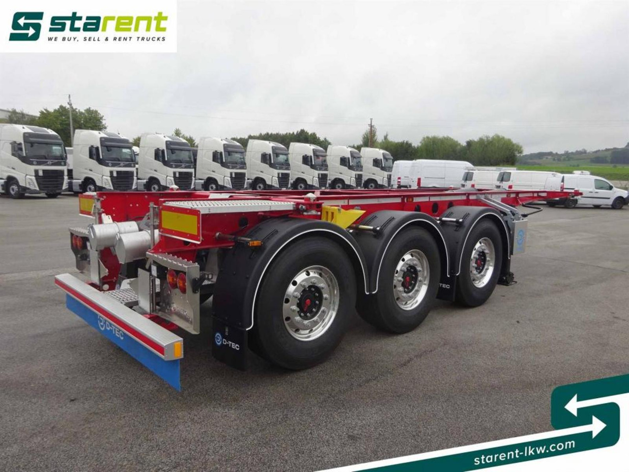 D-TEC Containercarrier CC-20-3-T ADR 1x20 Lift-A - Контейнеровоз/ Сменна каросерия ремарке: снимка 5 D-TEC Containercarrier CC-20-3-T ADR 1x20 Lift-A - Контейнеровоз/ Сменна каросерия ремарке: снимка 5