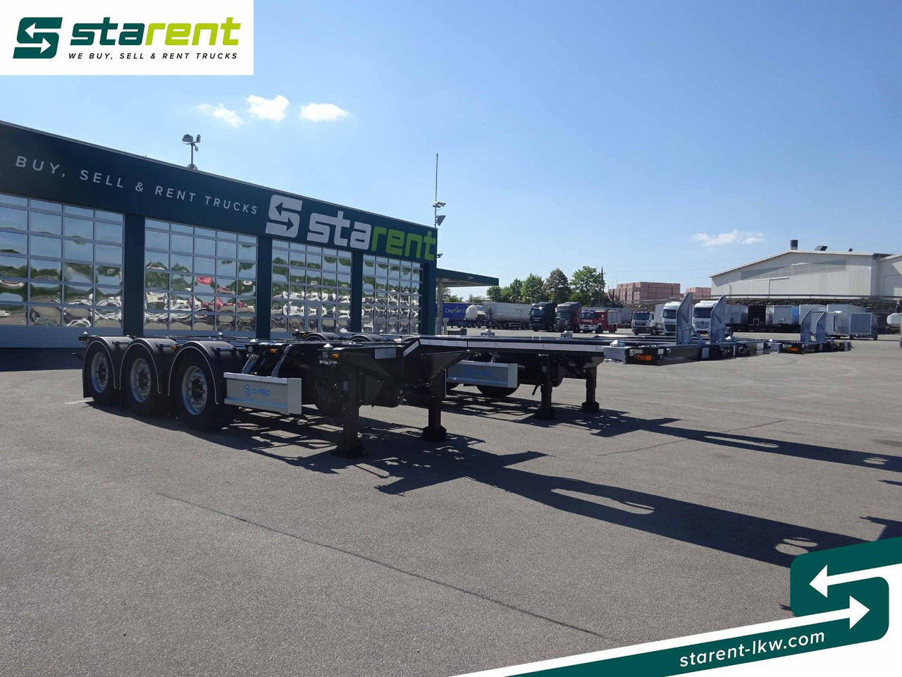 D-TEC Flexitrailer LS Containerchassis ADR, Liftachse - Контейнеровоз/ Сменна каросерия полуремарке: снимка 3 D-TEC Flexitrailer LS Containerchassis ADR, Liftachse - Контейнеровоз/ Сменна каросерия полуремарке: снимка 3