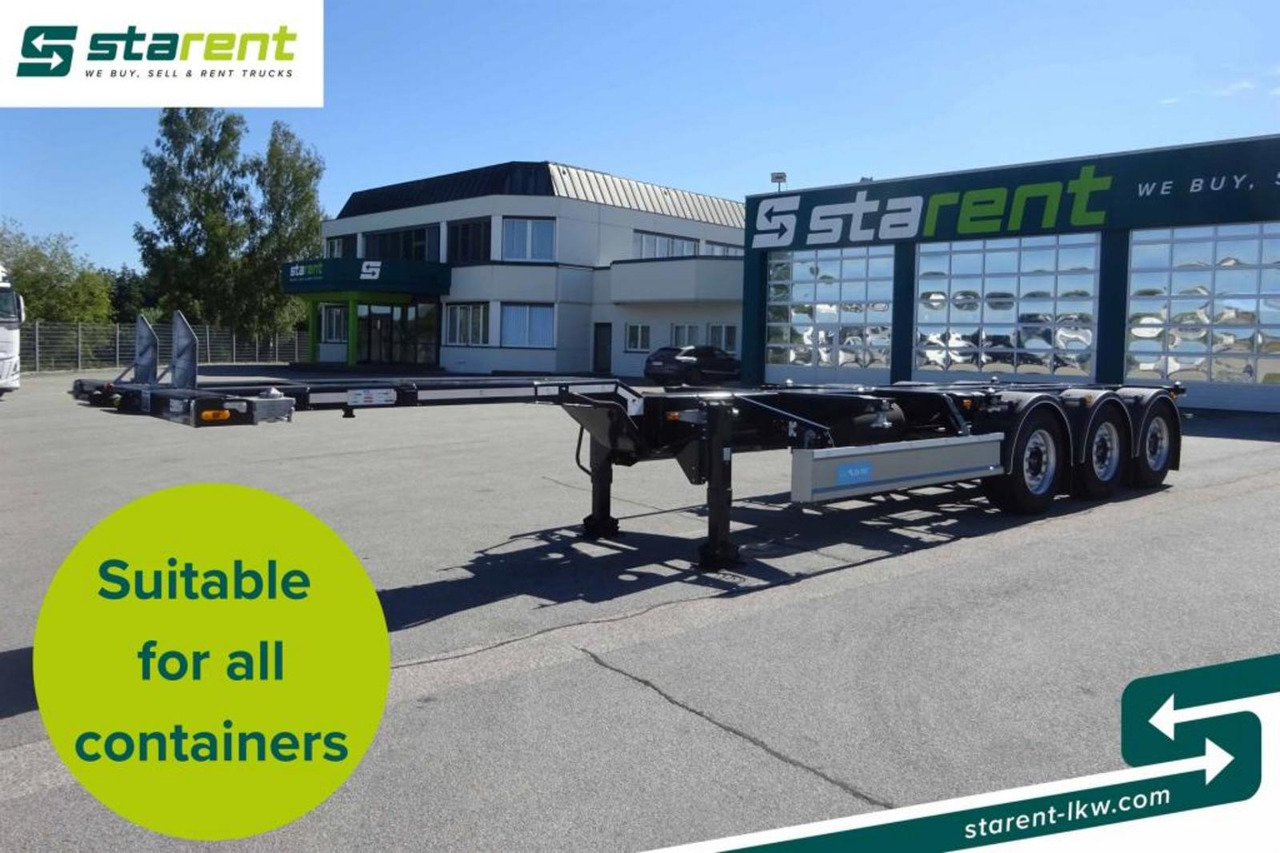 D-TEC Portmaster 1x20 / 2x20 / 1x30 / 1x40 / 1x45 - Контейнеровоз/ Сменна каросерия ремарке: снимка 1 D-TEC Portmaster 1x20 / 2x20 / 1x30 / 1x40 / 1x45 - Контейнеровоз/ Сменна каросерия ремарке: снимка 1