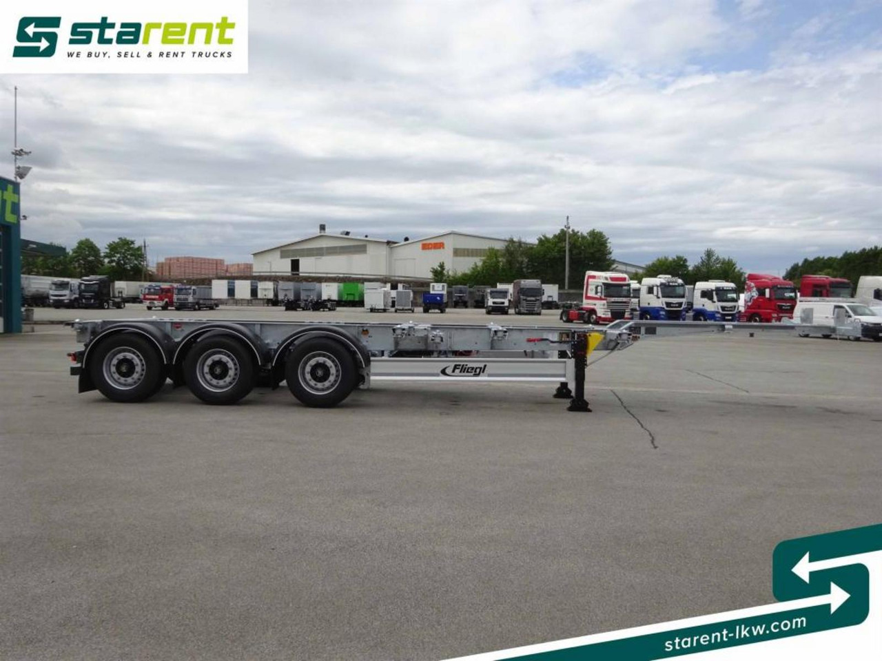 Fliegl Containerchassis ADR 1x20/2x20/1x30/1x40/1x45 - Шаси полуремарке: снимка 4 Fliegl Containerchassis ADR 1x20/2x20/1x30/1x40/1x45 - Шаси полуремарке: снимка 4