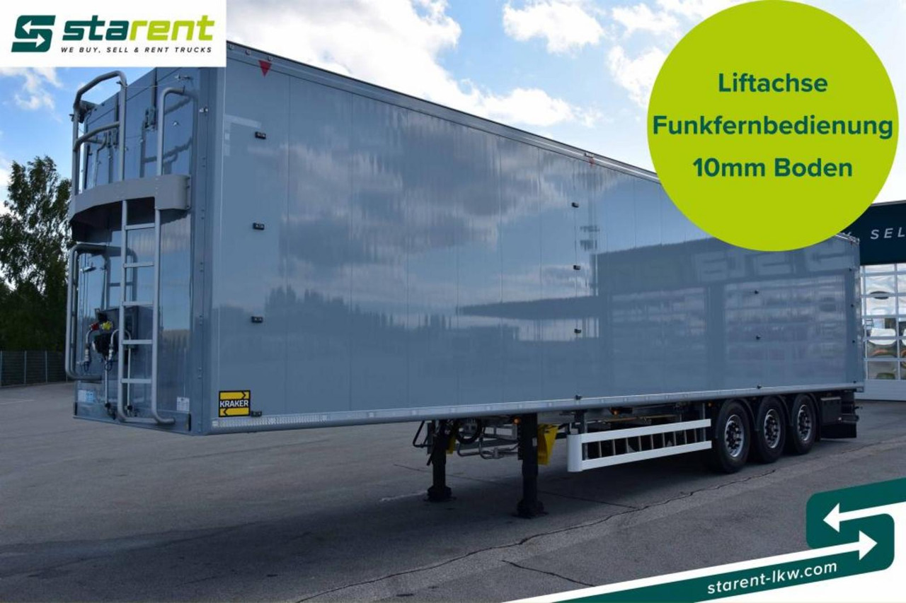 Kraker 10 mm 92m³ BPW-Achsen Funk. Verzinkt Liftachse - С плъзгащ под полуремарке: снимка 1 Kraker 10 mm 92m³ BPW-Achsen Funk. Verzinkt Liftachse - С плъзгащ под полуремарке: снимка 1