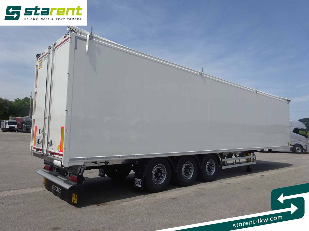 С плъзгащ под полуремарке Kraker CF-Z 200ZL, 92 m³, Funkfernbedienung, BPW-Achsen: снимка 5