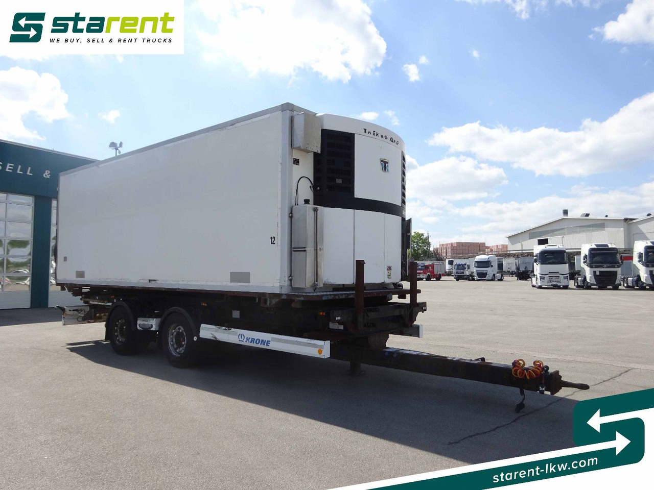 Krone Jumbotandemlafette, BDF Wechselrahmen - Рефрижератор ремарке: снимка 3 Krone Jumbotandemlafette, BDF Wechselrahmen - Рефрижератор ремарке: снимка 3