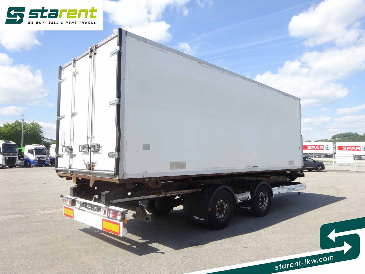 Krone Jumbotandemlafette, BDF Wechselrahmen - Рефрижератор ремарке: снимка 5 Krone Jumbotandemlafette, BDF Wechselrahmen - Рефрижератор ремарке: снимка 5