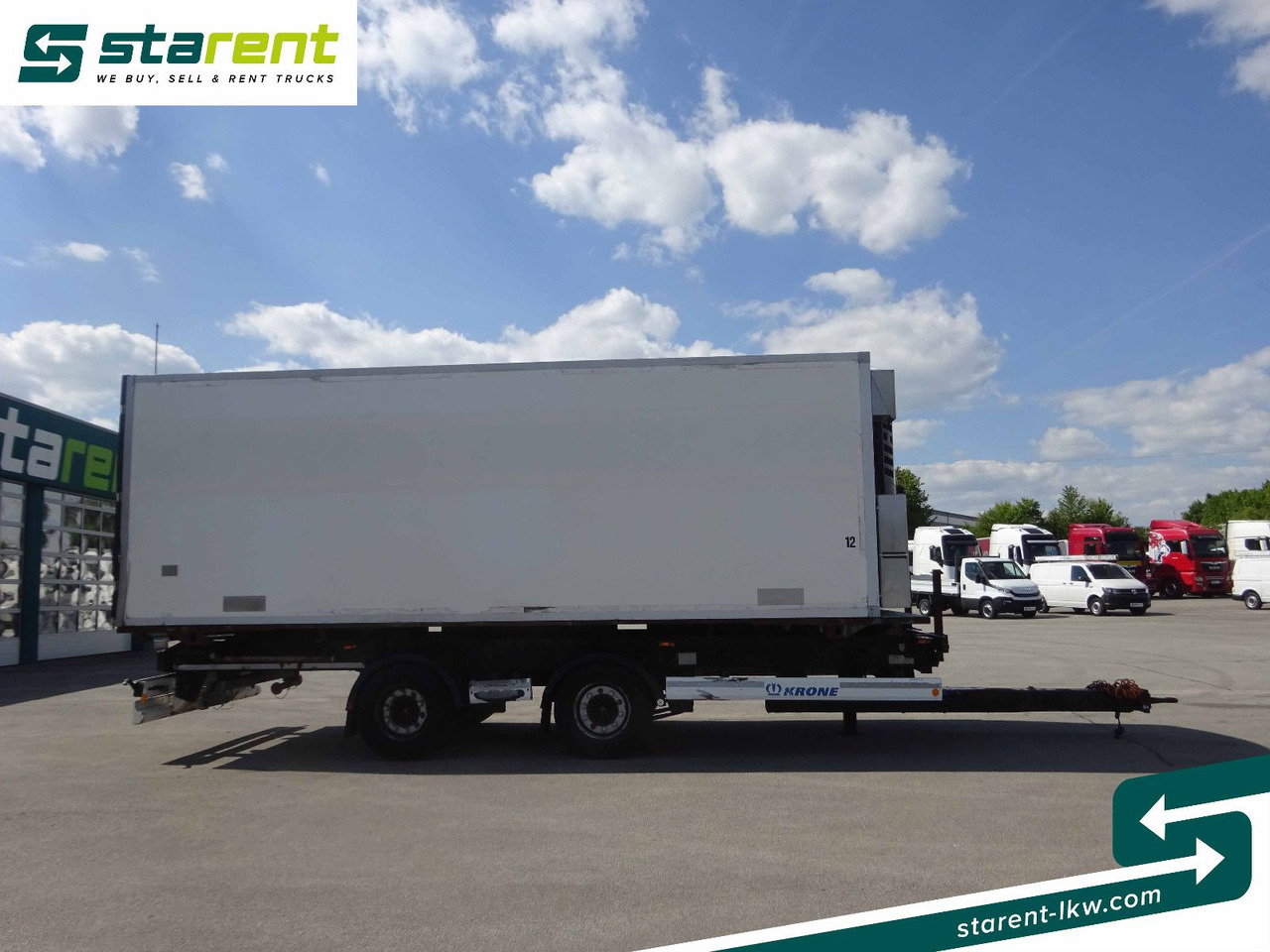 Krone Jumbotandemlafette, BDF Wechselrahmen - Рефрижератор ремарке: снимка 4 Krone Jumbotandemlafette, BDF Wechselrahmen - Рефрижератор ремарке: снимка 4