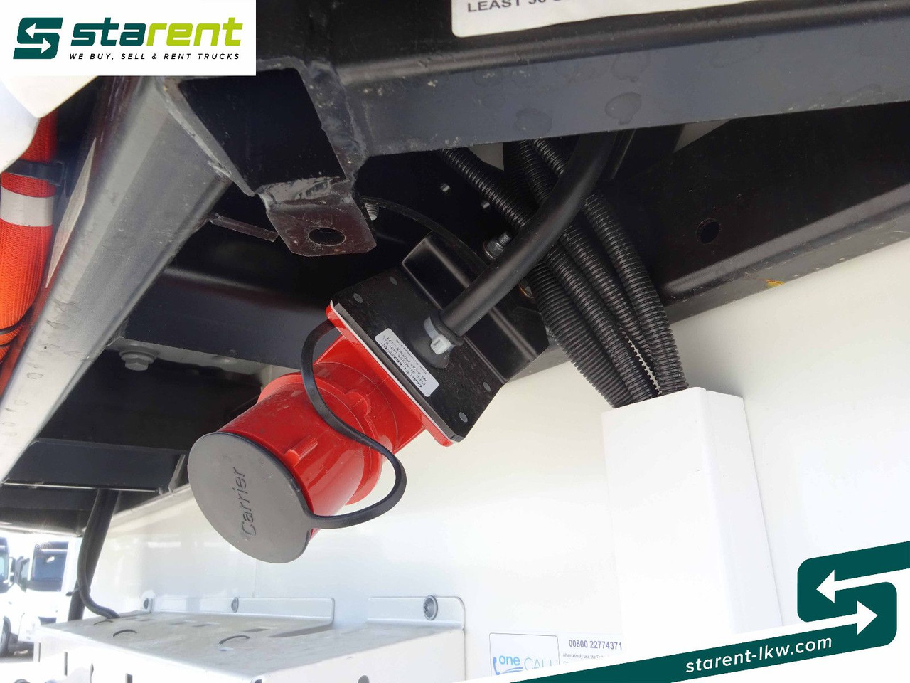 Затворена каросерия полуремарке Krone Thermotrailer Carrier Vector 1550, Zurrleisten: снимка 18