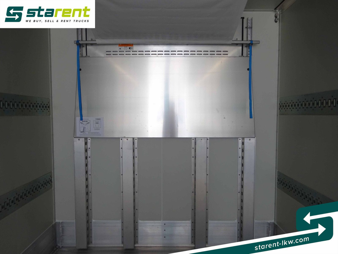 Затворена каросерия полуремарке Krone Thermotrailer Carrier Vector 1550, Zurrleisten: снимка 13
