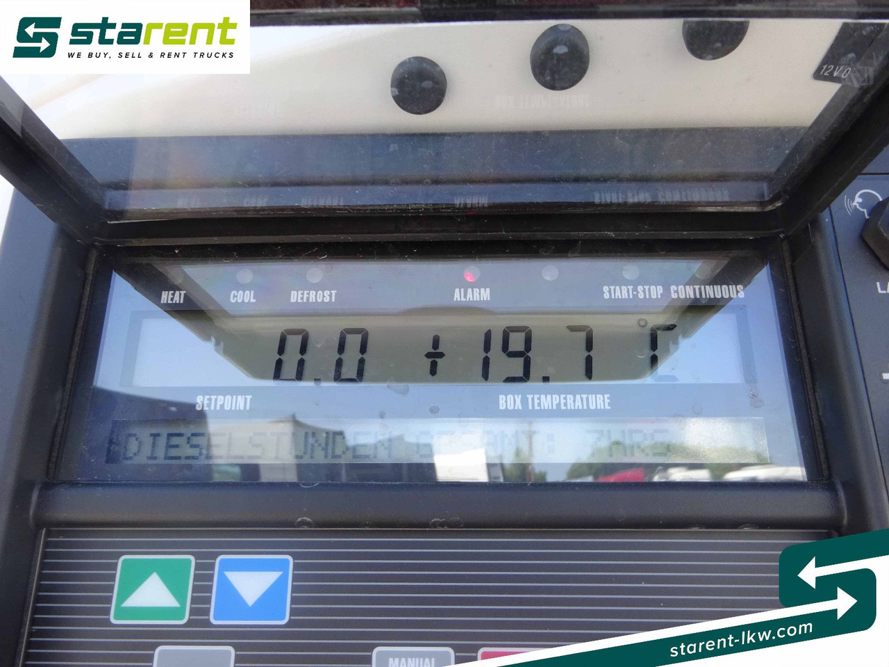 Затворена каросерия полуремарке Krone Thermotrailer Carrier Vector 1550, Zurrleisten: снимка 16