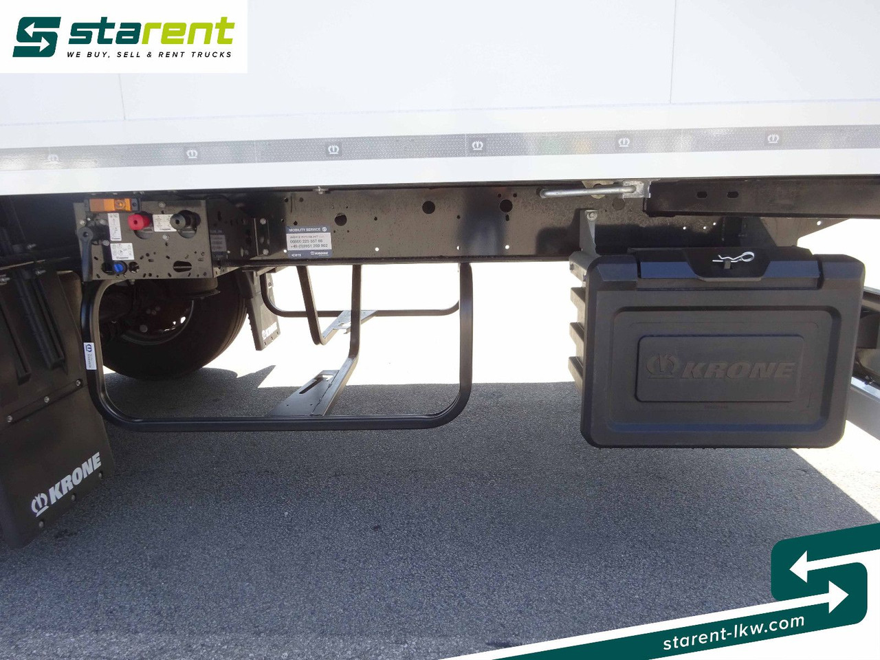 Затворена каросерия полуремарке Krone Thermotrailer Carrier Vector 1550, Zurrleisten: снимка 21