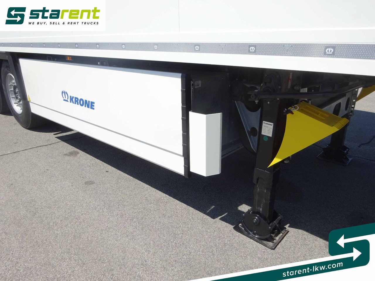 Затворена каросерия полуремарке Krone Thermotrailer Carrier Vector 1550, Zurrleisten: снимка 20