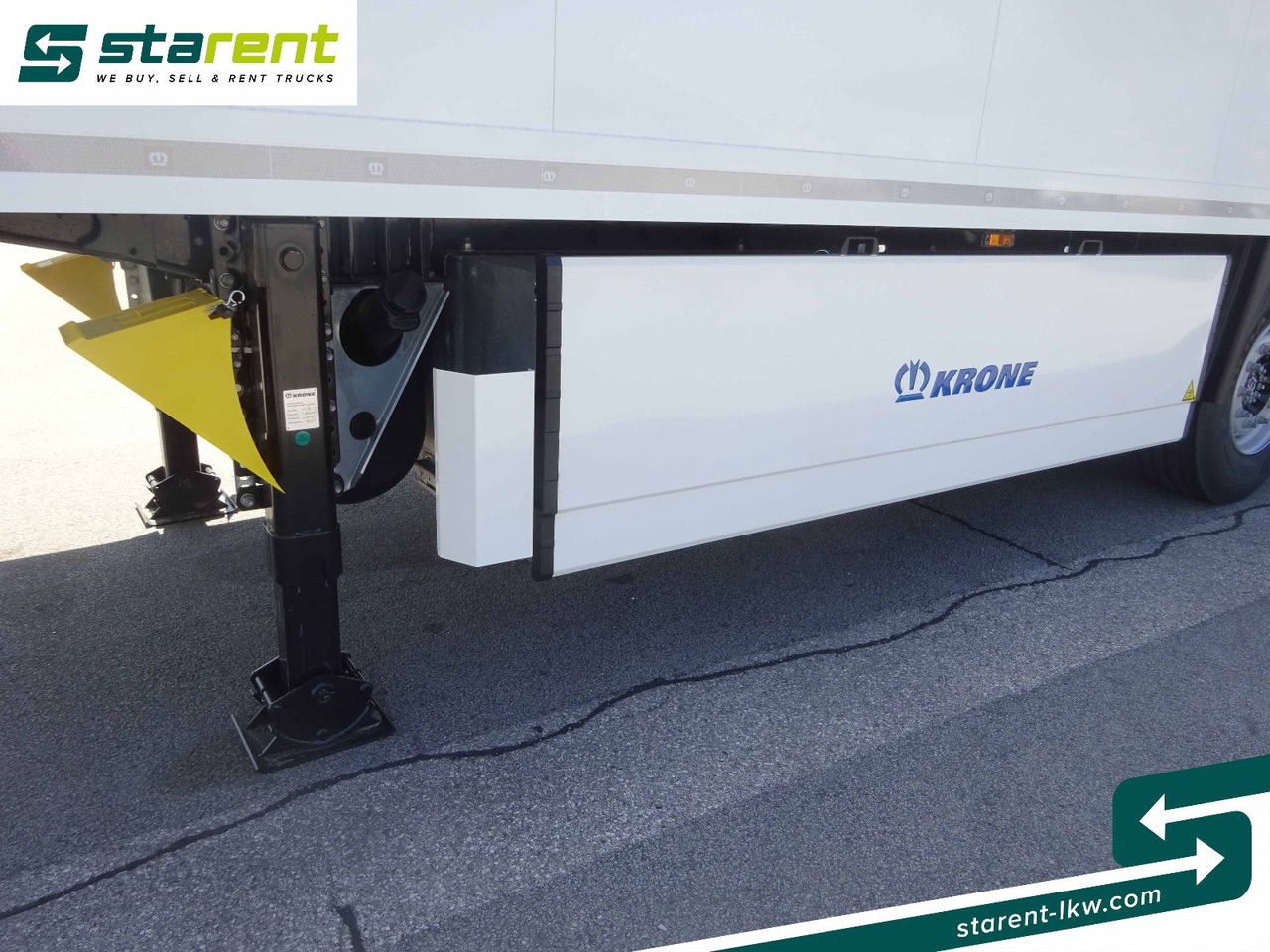Затворена каросерия полуремарке Krone Thermotrailer Carrier Vector 1550, Zurrleisten: снимка 19