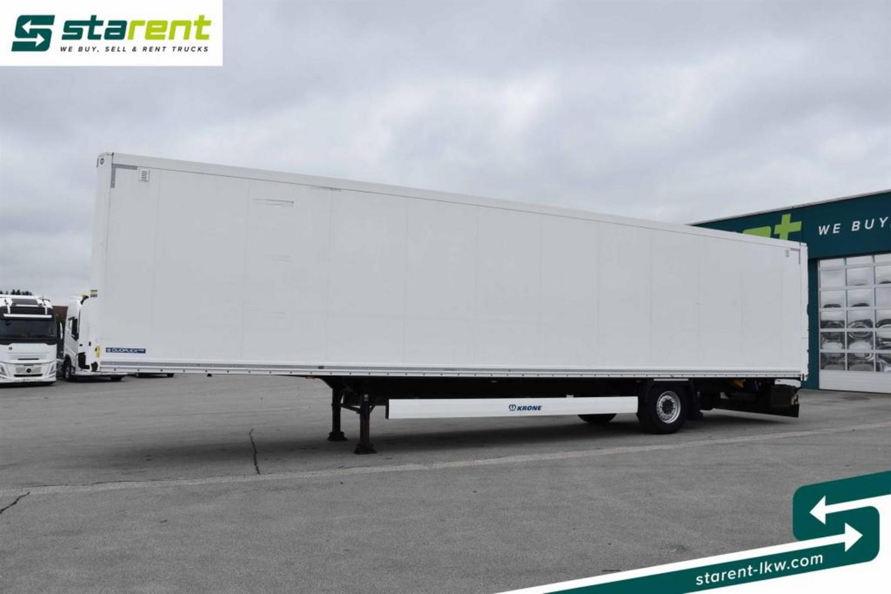 Krone Trockenfrachtkoffer 1-Achs Doppelstock TÜV 04/26 - Затворена каросерия полуремарке: снимка 1 Krone Trockenfrachtkoffer 1-Achs Doppelstock TÜV 04/26 - Затворена каросерия полуремарке: снимка 1