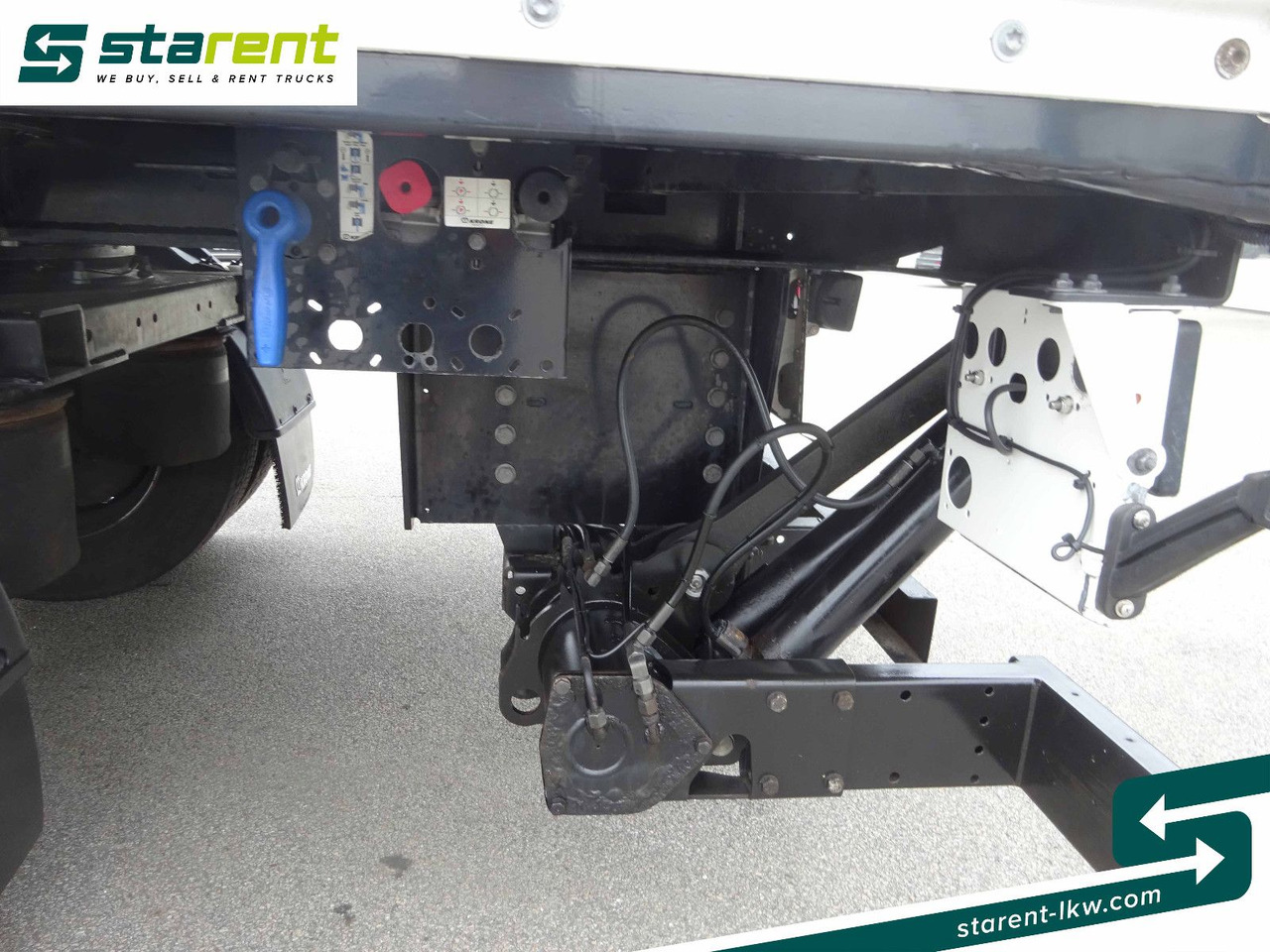 Затворена каросерия полуремарке Krone Trockenfrachtkoffer, Dautel LBW 2.500 KG: снимка 21