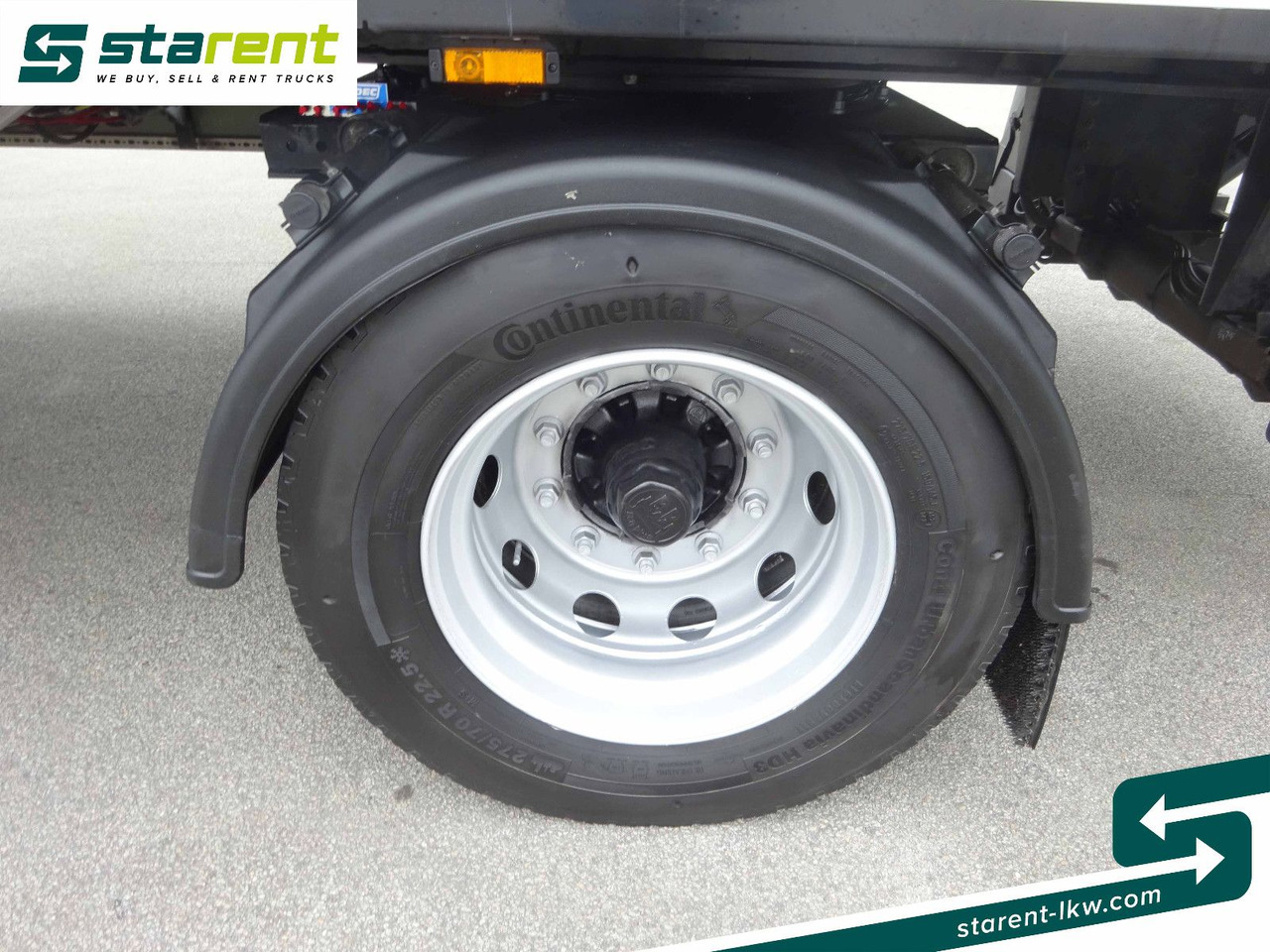 Затворена каросерия полуремарке Krone Trockenfrachtkoffer, Dautel LBW 2.500 KG: снимка 27