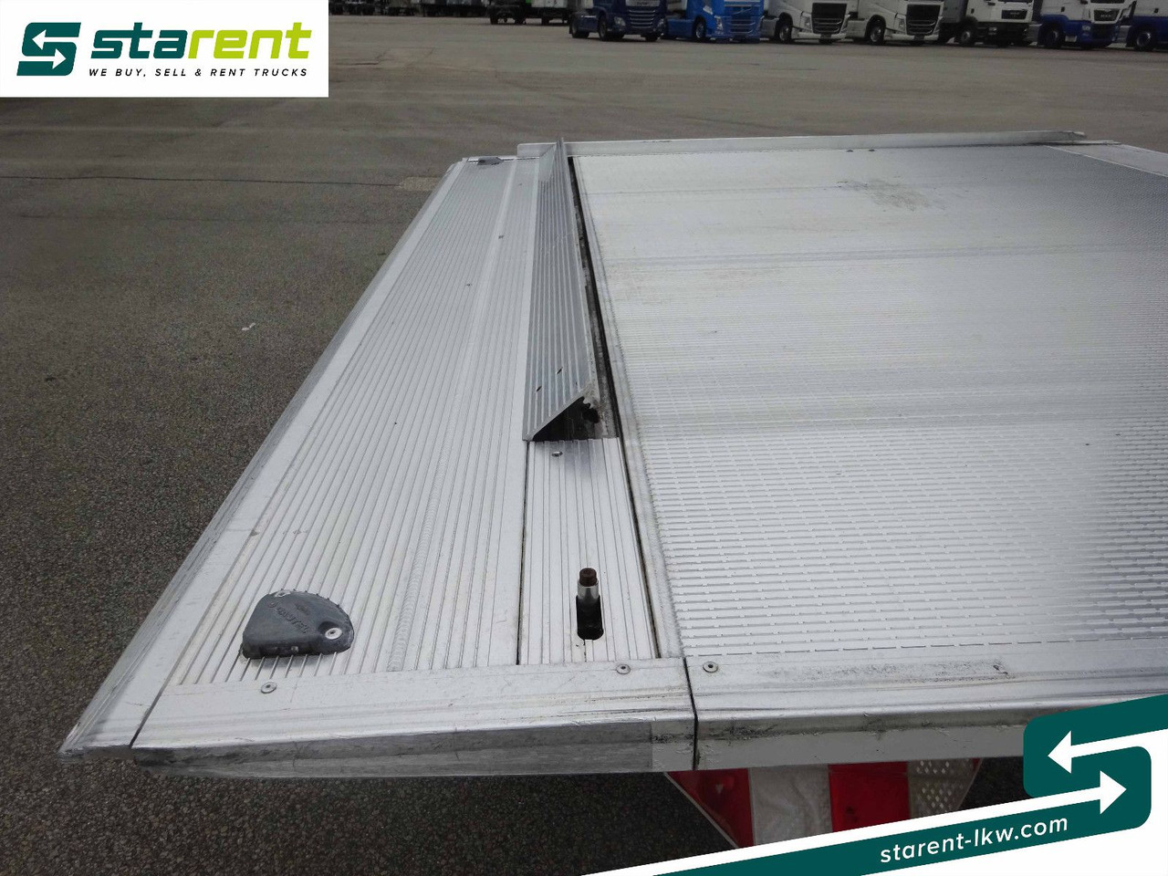 Затворена каросерия полуремарке Krone Trockenfrachtkoffer, Dautel LBW 2.500 KG: снимка 10