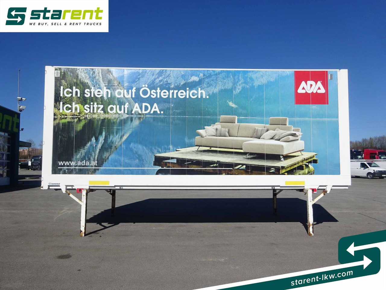Krone Wechselpritsche WK 7.7 Trockenfrachtkoffer - Каросерия - фургон: снимка 4 Krone Wechselpritsche WK 7.7 Trockenfrachtkoffer - Каросерия - фургон: снимка 4