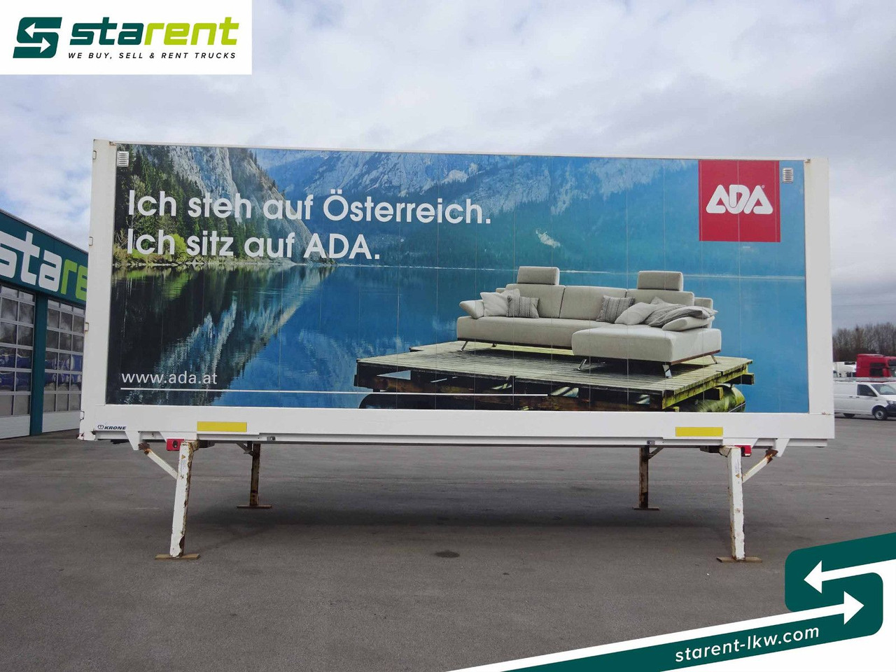 Krone Wechselpritsche WK 7.7 Trockenfrachtkoffer - Каросерия - фургон: снимка 4 Krone Wechselpritsche WK 7.7 Trockenfrachtkoffer - Каросерия - фургон: снимка 4