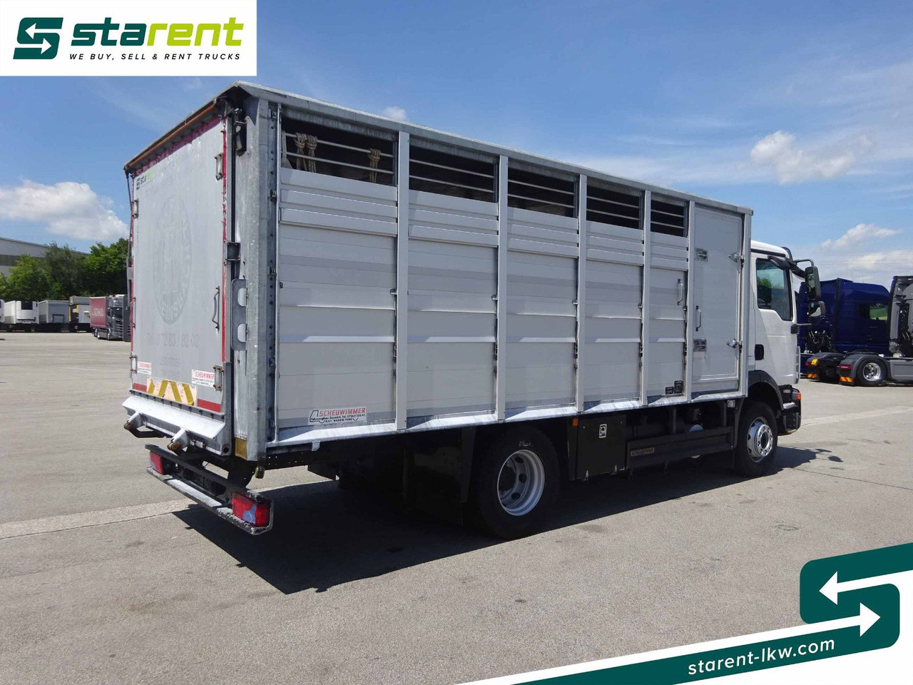 MAN TGM 15.290 Viehtransporter, Scheuwimmer Aufbau - Камион за коне: снимка 5 MAN TGM 15.290 Viehtransporter, Scheuwimmer Aufbau - Камион за коне: снимка 5