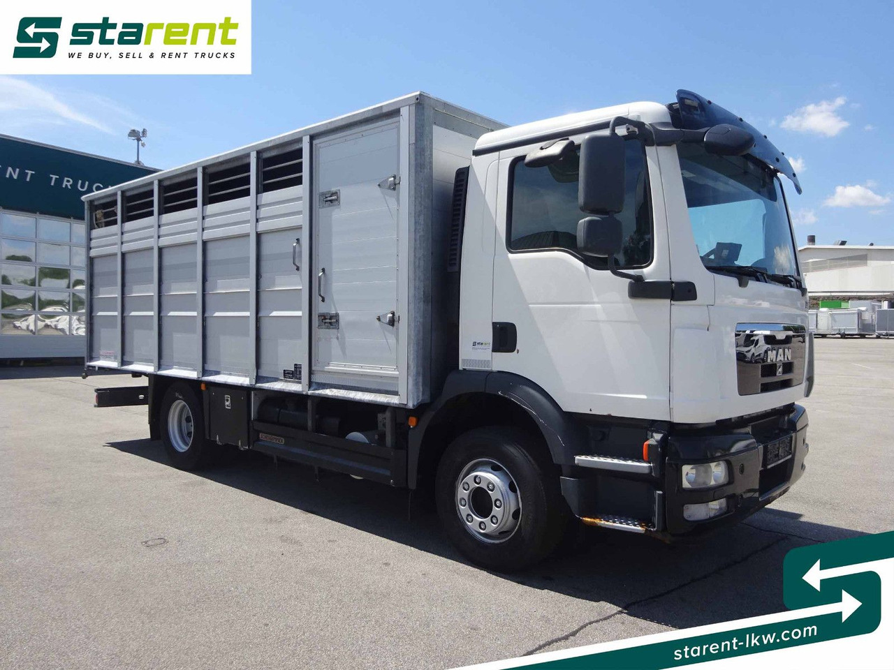 MAN TGM 15.290 Viehtransporter, Scheuwimmer Aufbau - Камион за коне: снимка 3 MAN TGM 15.290 Viehtransporter, Scheuwimmer Aufbau - Камион за коне: снимка 3