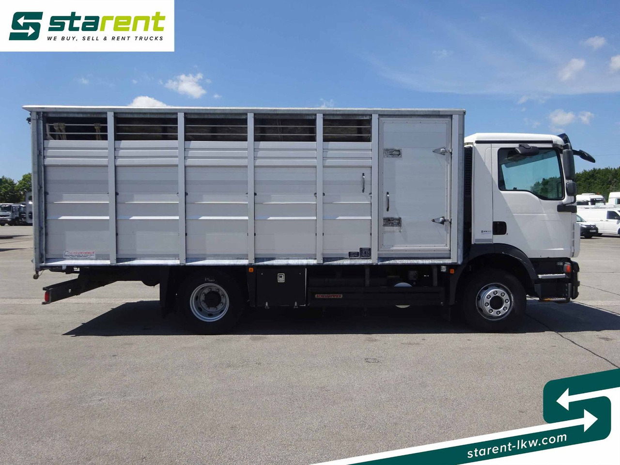 MAN TGM 15.290 Viehtransporter, Scheuwimmer Aufbau - Камион за коне: снимка 4 MAN TGM 15.290 Viehtransporter, Scheuwimmer Aufbau - Камион за коне: снимка 4