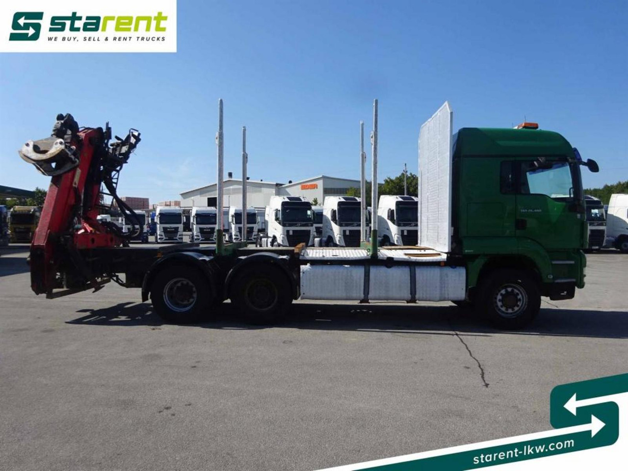 MAN TGS 26.480 6x6 Holzaufbau mit Kran, Palfinger 120Z - Камион за дърва: снимка 4 MAN TGS 26.480 6x6 Holzaufbau mit Kran, Palfinger 120Z - Камион за дърва: снимка 4