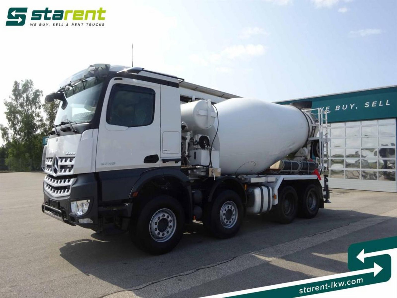 Mercedes Benz Arocs 3748 8x4 Liebherr Betonmischer + Förderband - Бетоновоз: снимка 1 Mercedes Benz Arocs 3748 8x4 Liebherr Betonmischer + Förderband - Бетоновоз: снимка 1