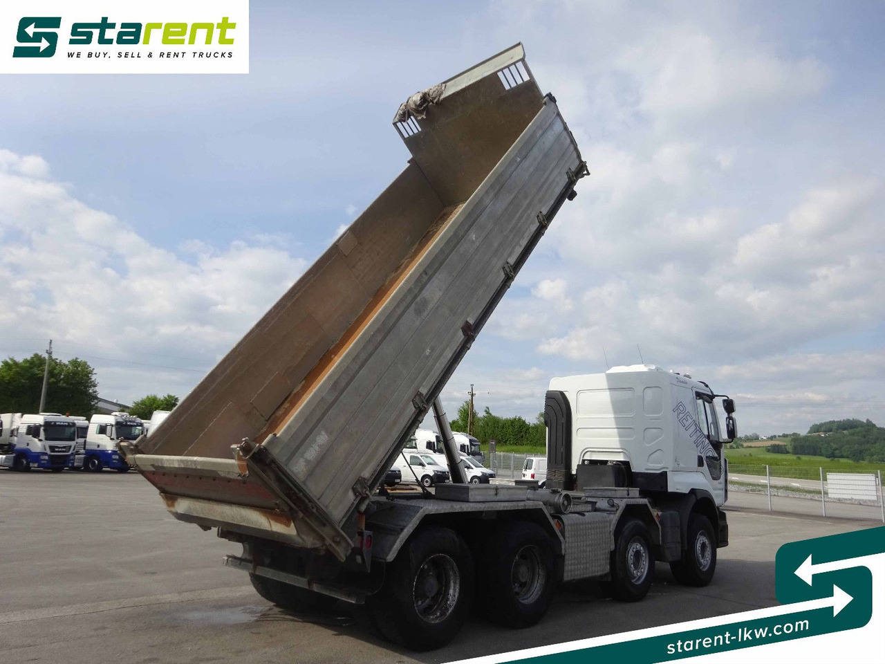 Renault Premium 450 DXi, 8x4, 3 Seitenkipper, Standklima - Самосвал камион: снимка 4 Renault Premium 450 DXi, 8x4, 3 Seitenkipper, Standklima - Самосвал камион: снимка 4