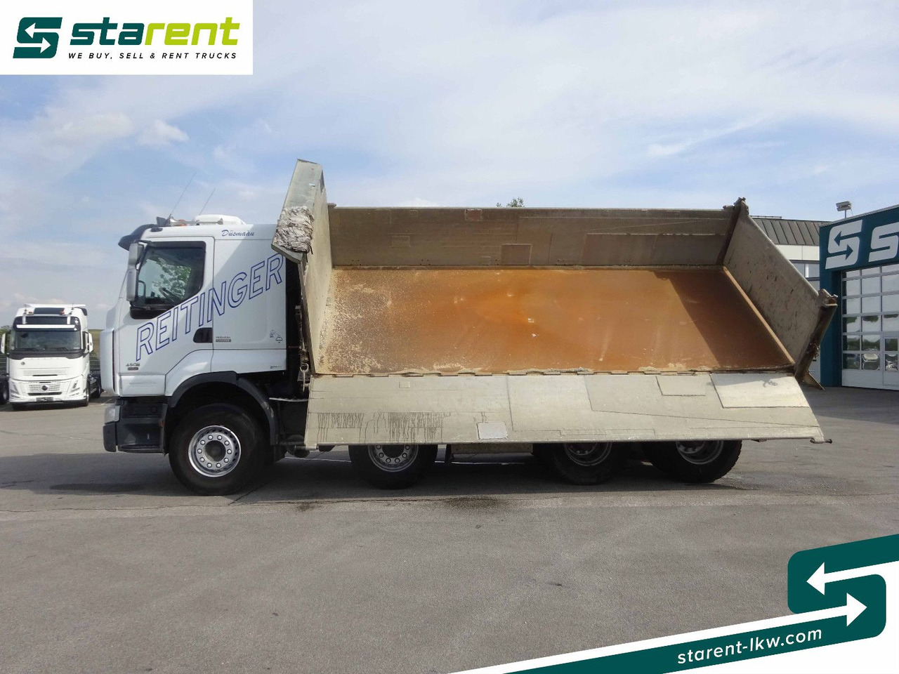Renault Premium 450 DXi, 8x4, 3 Seitenkipper, Standklima - Самосвал камион: снимка 2 Renault Premium 450 DXi, 8x4, 3 Seitenkipper, Standklima - Самосвал камион: снимка 2