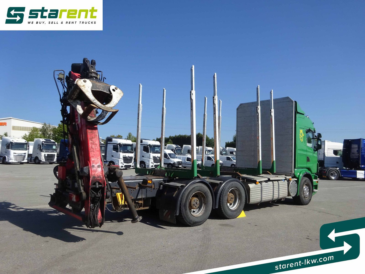 Scania R500 V8 6x4 Holzaufbau mit Kran, MOTORPROBLEM - Шаси кабина, Камион с кран: снимка 5 Scania R500 V8 6x4 Holzaufbau mit Kran, MOTORPROBLEM - Шаси кабина, Камион с кран: снимка 5
