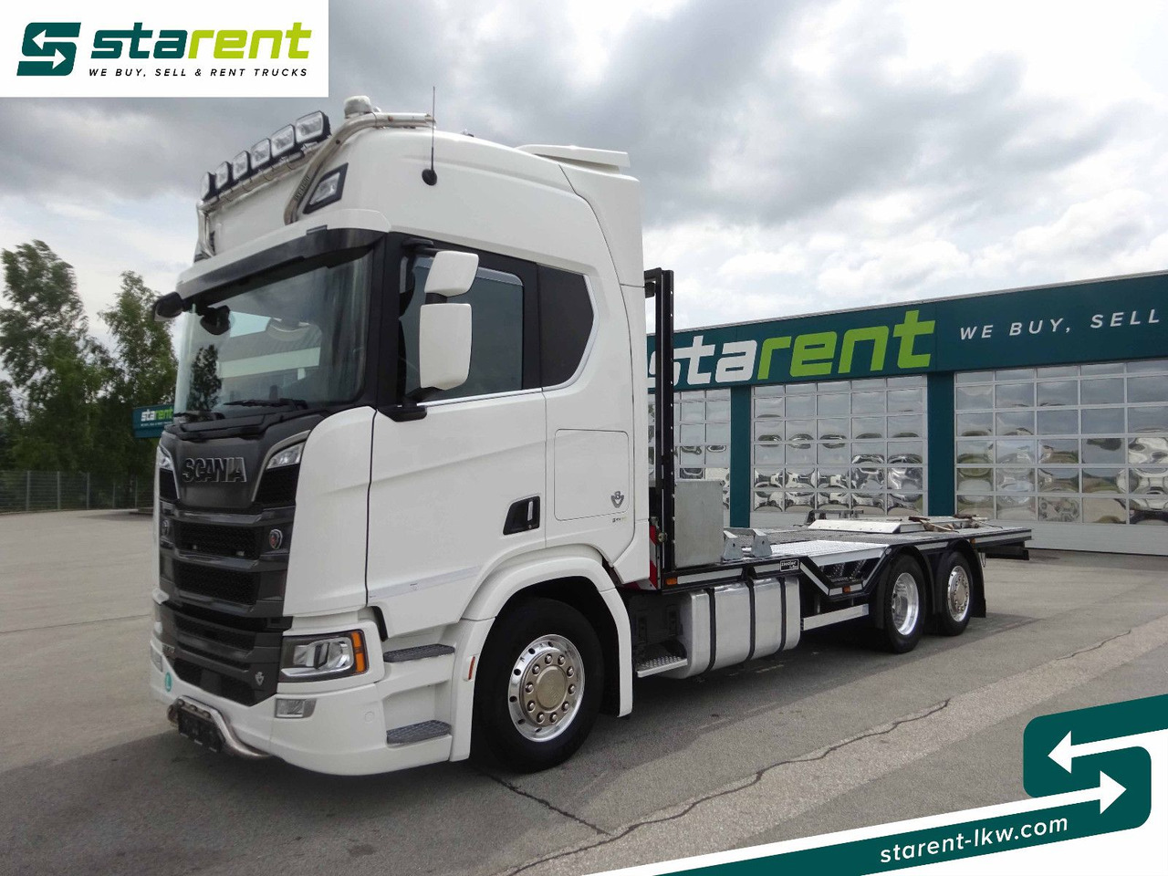 Scania R770 V8 Fahrzeugtransporter, Retarder, Seilwinde - Камион пътна помощ: снимка 1 Scania R770 V8 Fahrzeugtransporter, Retarder, Seilwinde - Камион пътна помощ: снимка 1