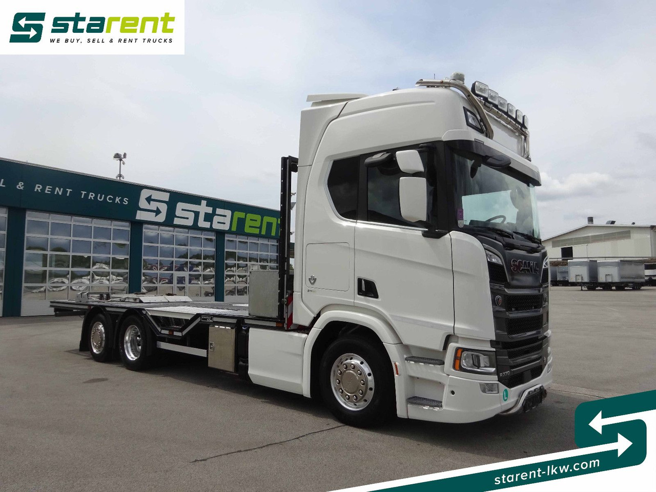 Scania R770 V8 Fahrzeugtransporter, Retarder, Seilwinde - Камион пътна помощ: снимка 3 Scania R770 V8 Fahrzeugtransporter, Retarder, Seilwinde - Камион пътна помощ: снимка 3