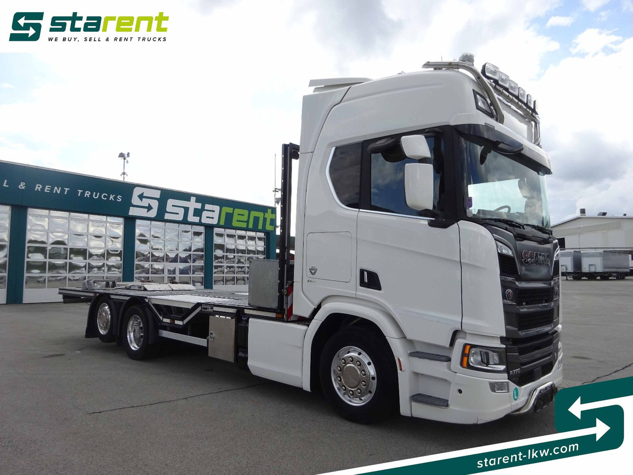 Scania R770 V8 Fahrzeugtransporter, Retarder, Seilwinde - Бордови камион: снимка 3 Scania R770 V8 Fahrzeugtransporter, Retarder, Seilwinde - Бордови камион: снимка 3