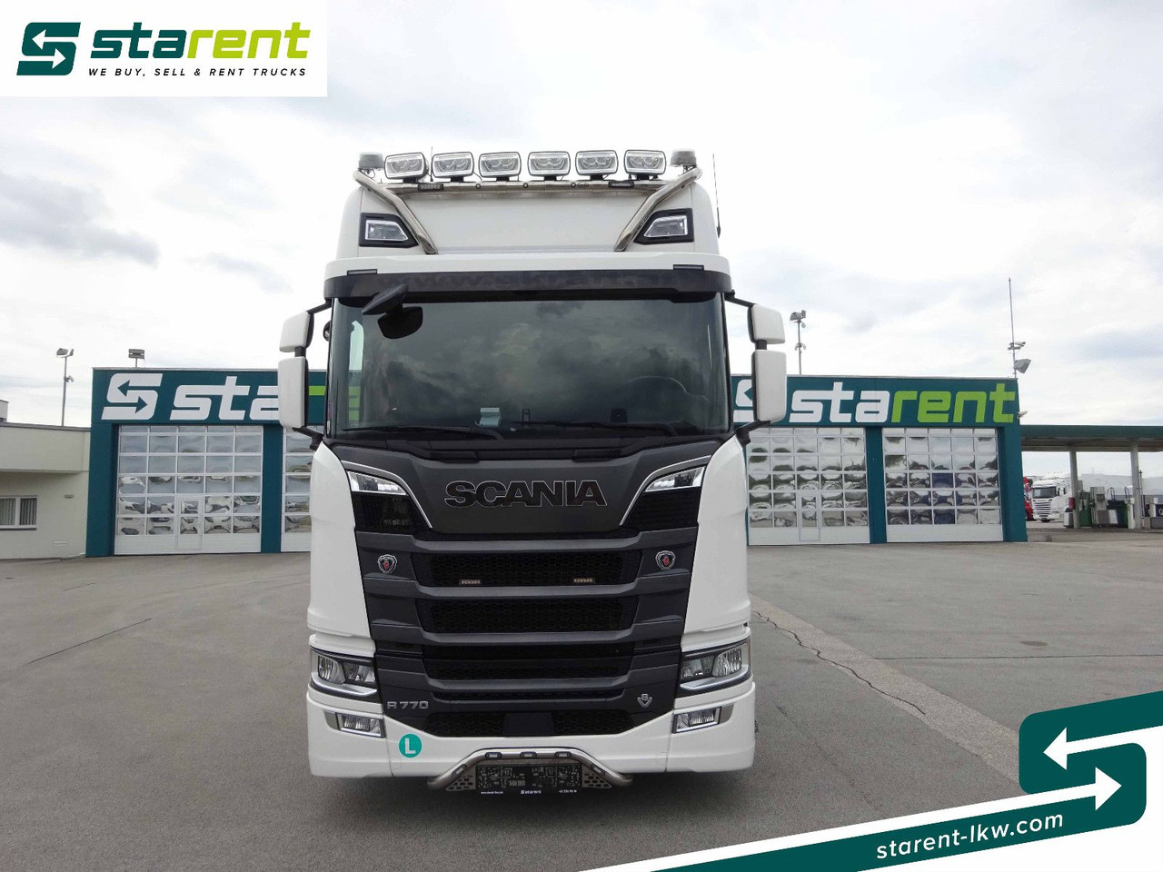Scania R770 V8 Fahrzeugtransporter + Ziegler Anhänger - Камион пътна помощ: снимка 2 Scania R770 V8 Fahrzeugtransporter + Ziegler Anhänger - Камион пътна помощ: снимка 2