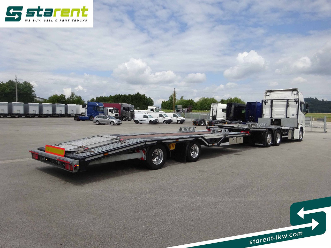 Scania R770 V8 Fahrzeugtransporter + Ziegler Anhänger - Бордови камион: снимка 5 Scania R770 V8 Fahrzeugtransporter + Ziegler Anhänger - Бордови камион: снимка 5