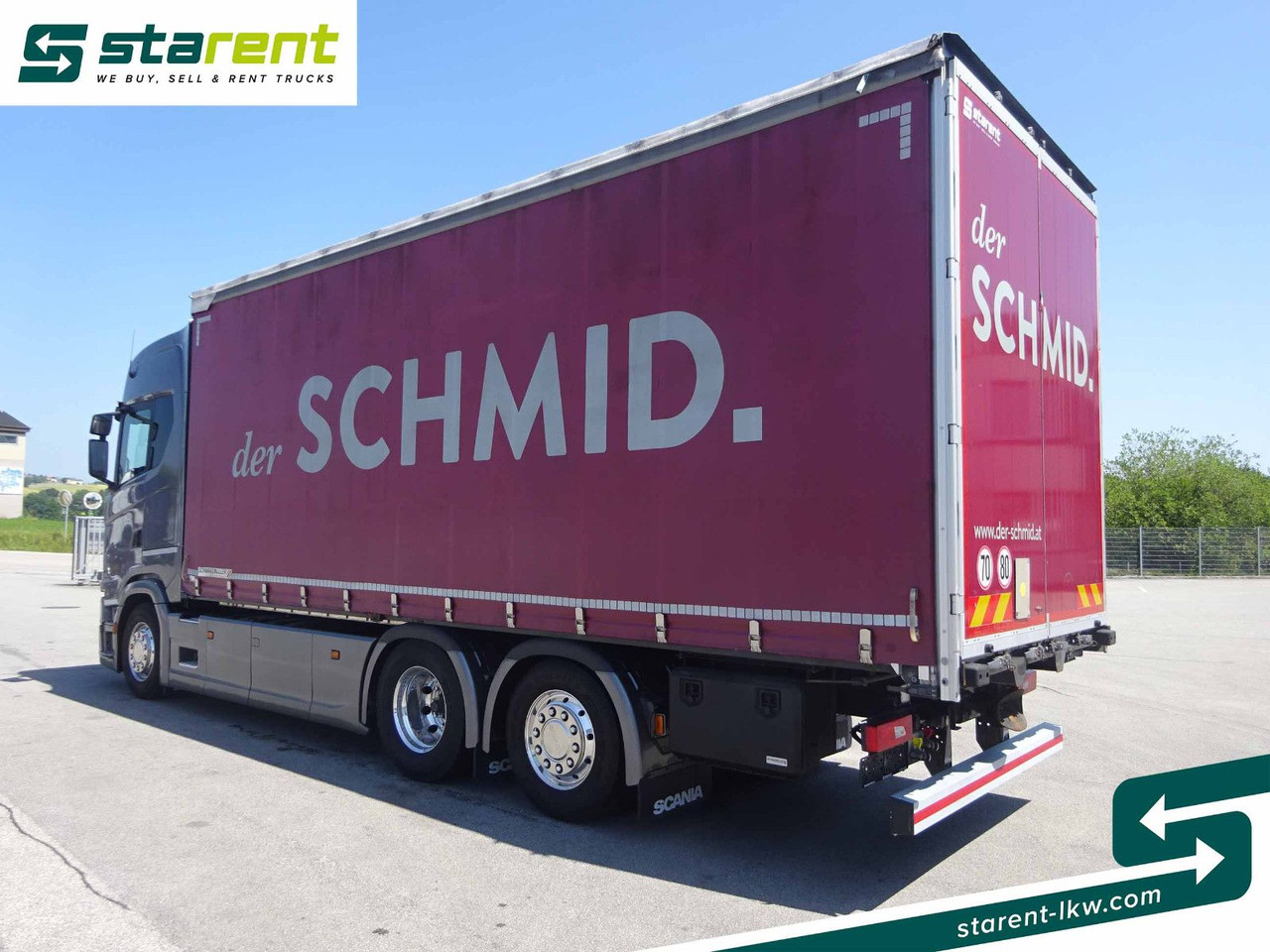 Камион с брезент Scania S500 Planen Aufbau Schwarzmüller 6x2, Standklima: снимка 7