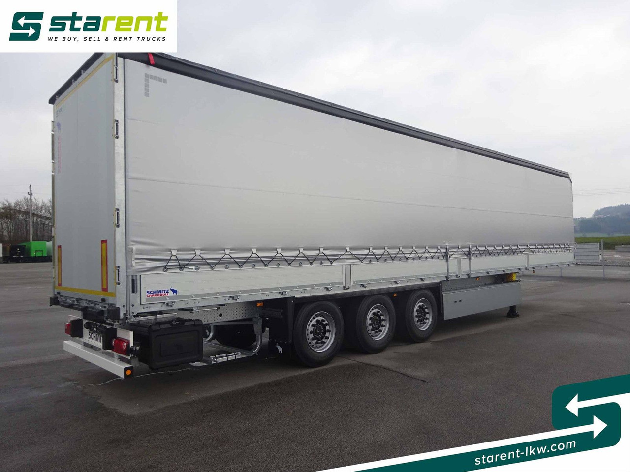 Schmitz Cargobull Tautliner, Bordwand 60cm, Hubdach, Liftachse - Брезентово полуремарке: снимка 5 Schmitz Cargobull Tautliner, Bordwand 60cm, Hubdach, Liftachse - Брезентово полуремарке: снимка 5