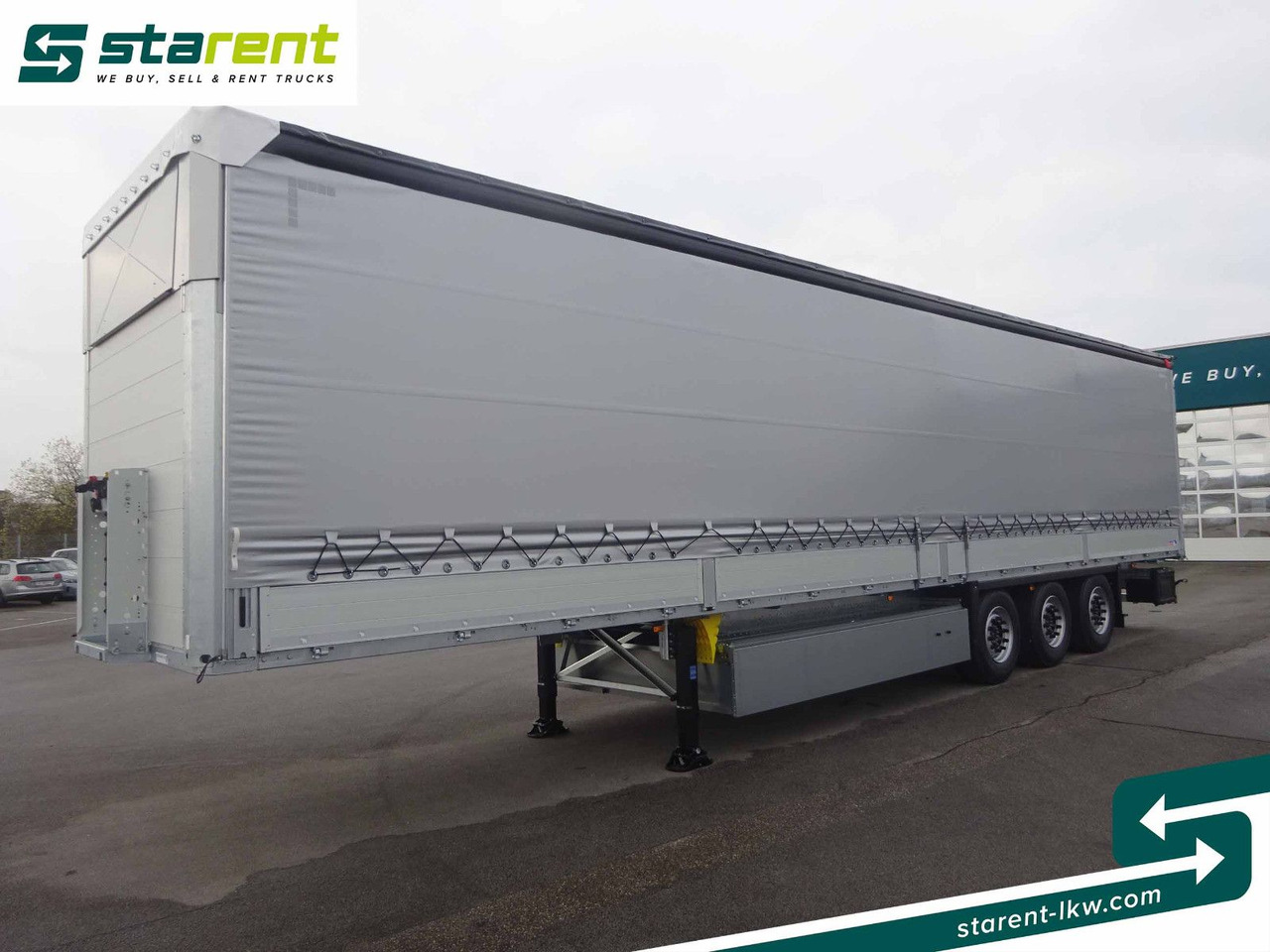 Schmitz Cargobull Tautliner, Bordwand 60cm, Hubdach, Liftachse - Брезентово полуремарке: снимка 1 Schmitz Cargobull Tautliner, Bordwand 60cm, Hubdach, Liftachse - Брезентово полуремарке: снимка 1