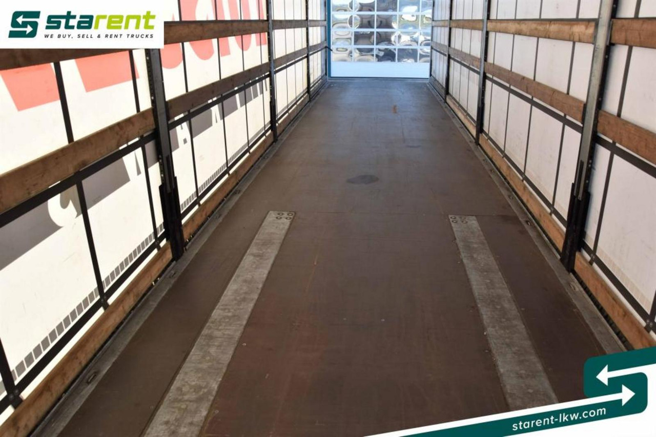 Брезентово полуремарке Schmitz Tautliner Hubdach Lift-A Palka Palettenanschlagl.: снимка 16