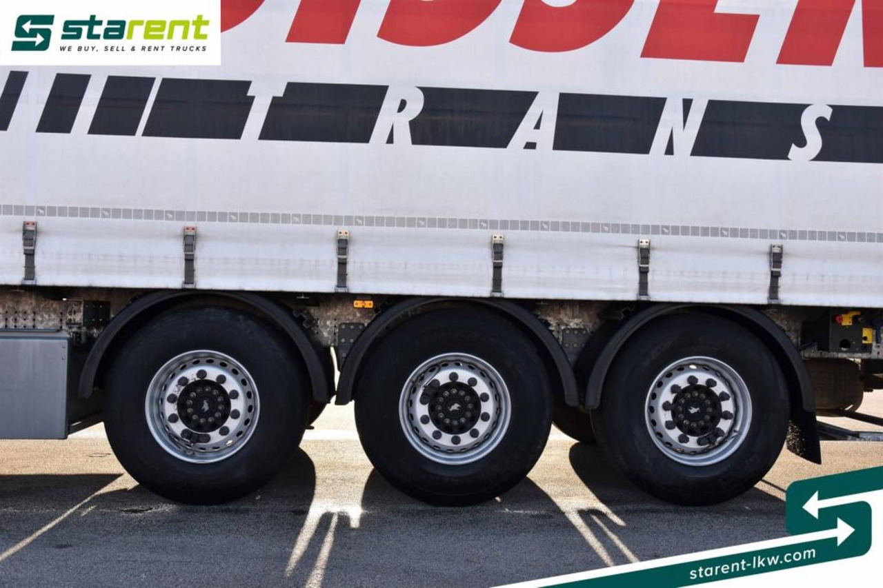 Брезентово полуремарке Schmitz Tautliner Hubdach Lift-A Palka Palettenanschlagl.: снимка 23