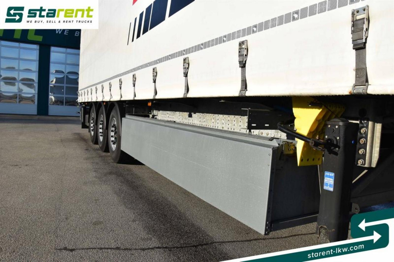 Брезентово полуремарке Schmitz Tautliner Hubdach Lift-A Palka Palettenanschlagl.: снимка 20