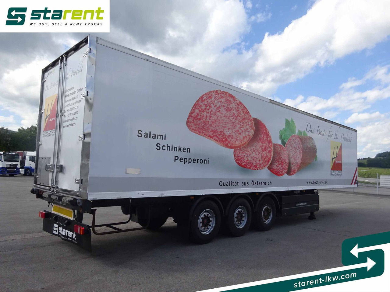 Schwarzmüller Thermotrailer, Thermo King SL400, Liftachse, SAF - Затворена каросерия полуремарке: снимка 5 Schwarzmüller Thermotrailer, Thermo King SL400, Liftachse, SAF - Затворена каросерия полуремарке: снимка 5