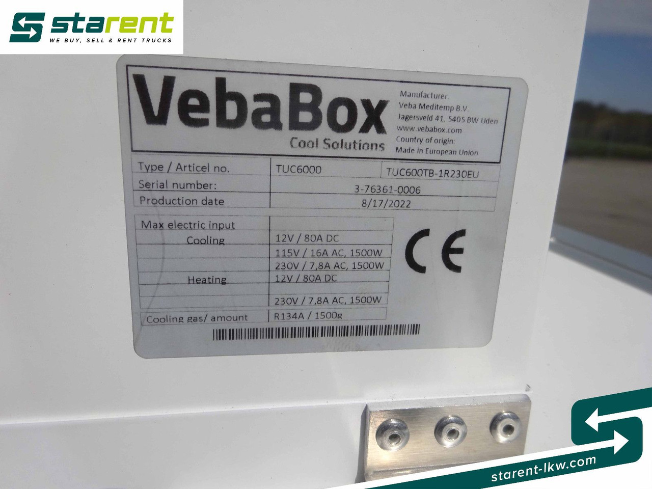 Хладилен бус VebaBox 1250x1200x2000mm (BxHxT), Model: DL32691: снимка 24