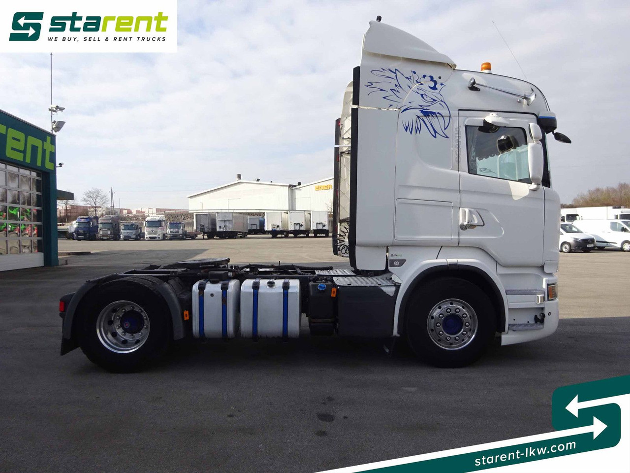 Scania R450, Standklima, Retarder, Navi, Hydraulik - Влекач: снимка 4 Scania R450, Standklima, Retarder, Navi, Hydraulik - Влекач: снимка 4