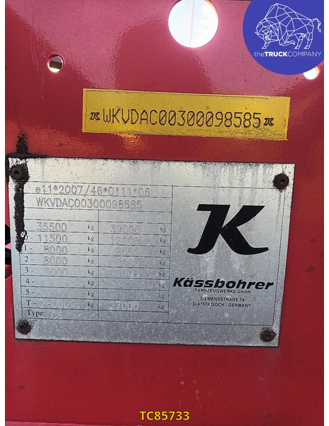 Kässbohrer SHF - Контейнеровоз/ Сменна каросерия полуремарке: снимка 2 Kässbohrer SHF - Контейнеровоз/ Сменна каросерия полуремарке: снимка 2